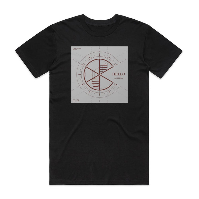CIX Hello Chapter Hello Strange Dream Album Cover T-Shirt Black