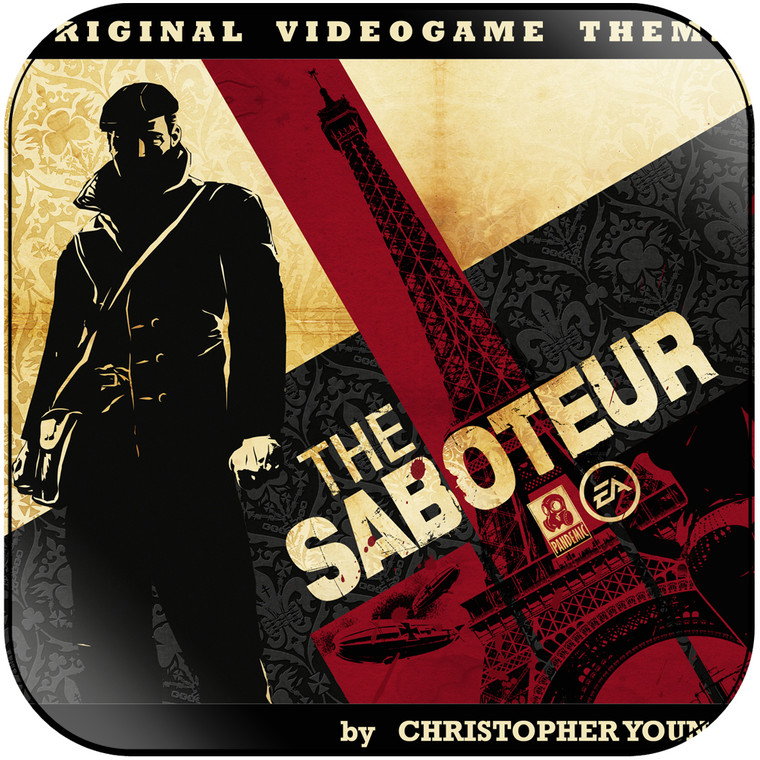 Christopher Young The Saboteur Album Cover Sticker