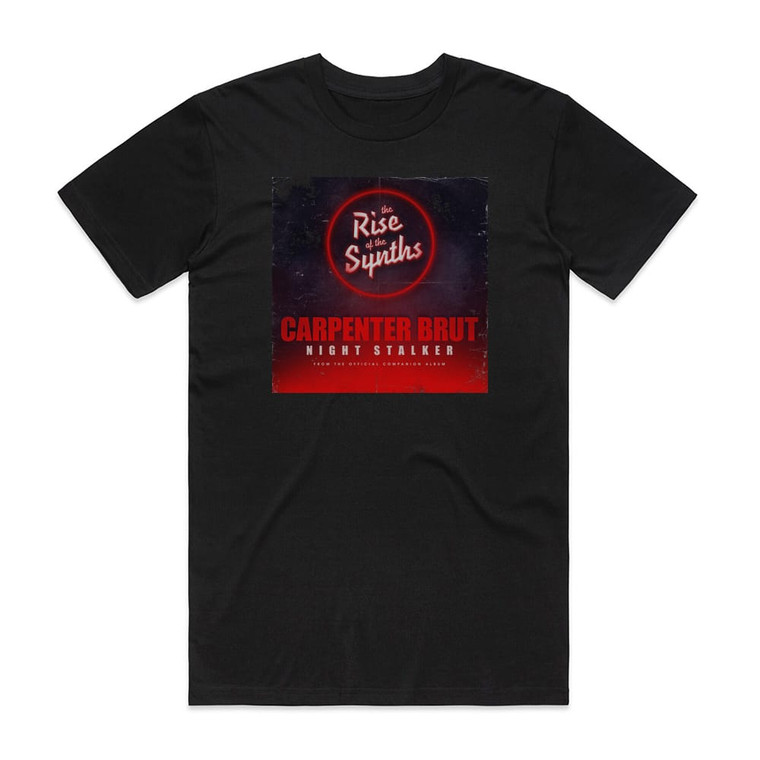 Carpenter Brut Night Stalker Album Cover T-Shirt Black