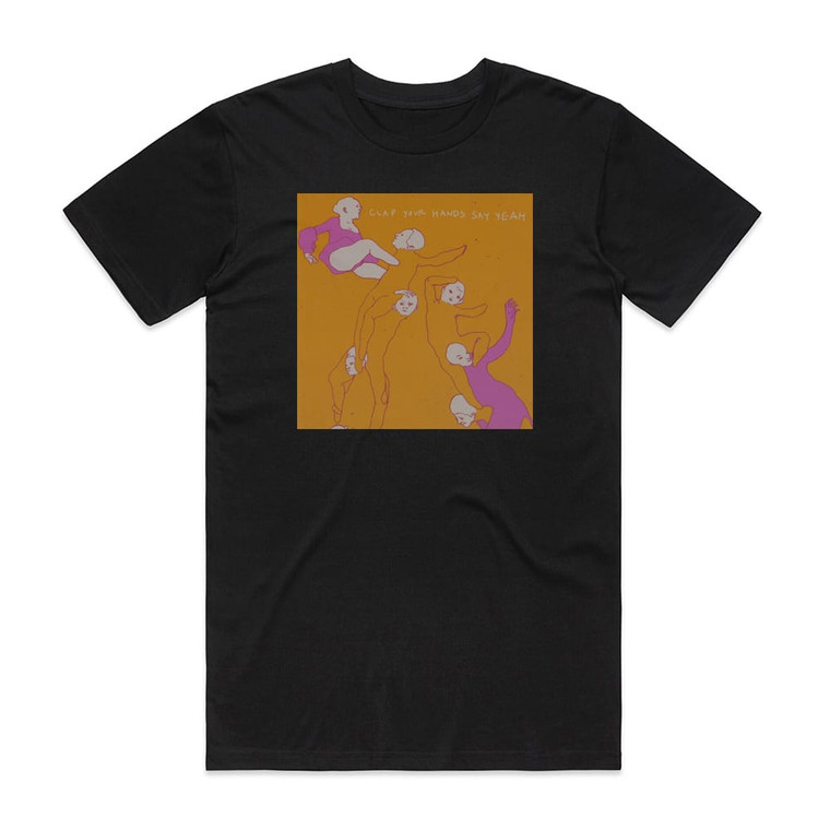 Clap Your Hands Say Yeah Clap Your Hands Say Yeah Album Cover T-Shirt Black