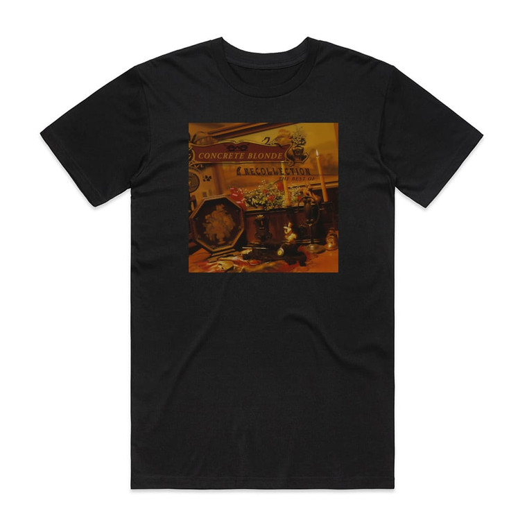 Concrete Blonde Recollection Album Cover T-Shirt Black