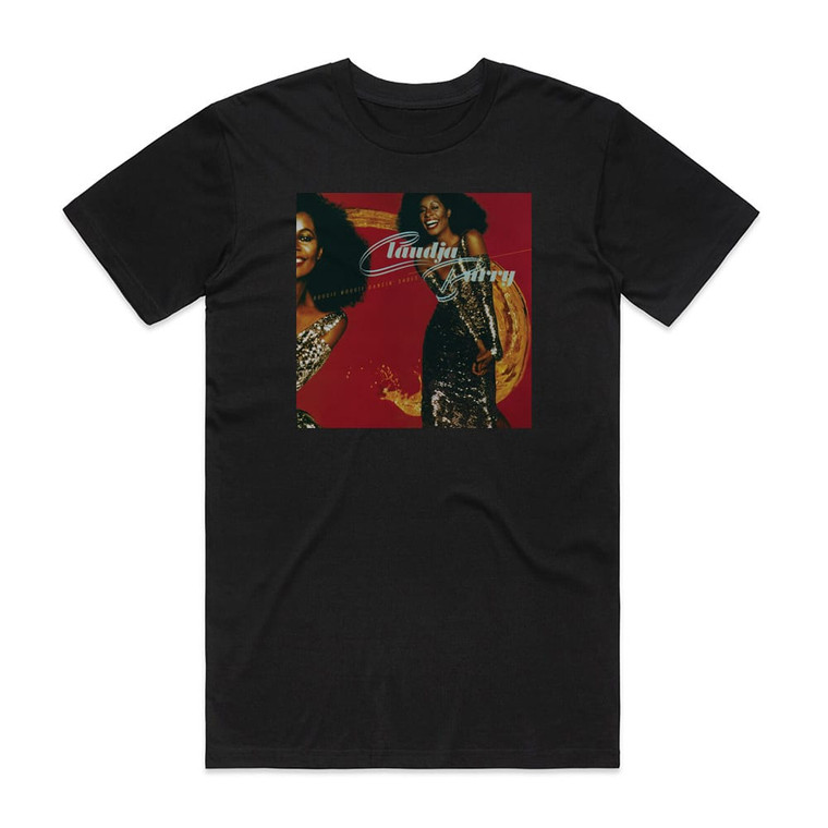 Claudja Barry Boogie Woogie Dancin Shoes Album Cover T-Shirt Black