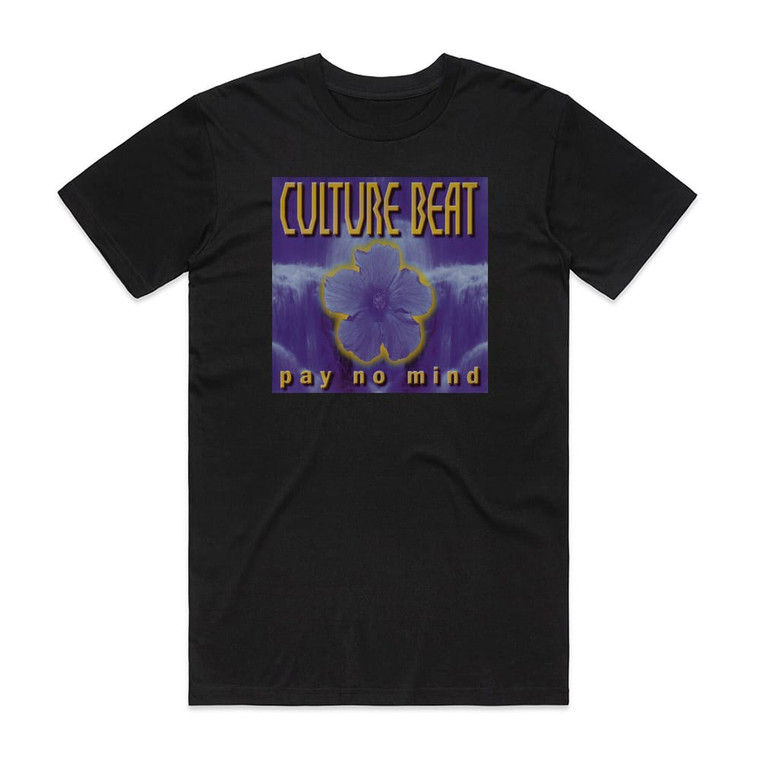 Culture Beat Pay No Mind Album Cover T-Shirt Black