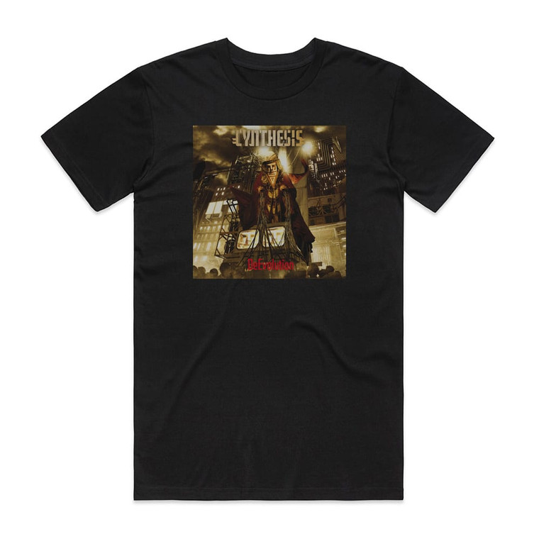 Cynthesis Deevolution Album Cover T-Shirt Black