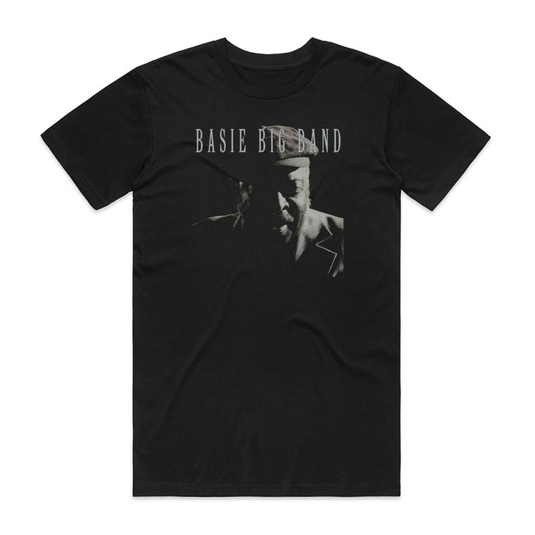 Count Basie and His Orchestra Basie Big Band Album Cover T-Shirt Black