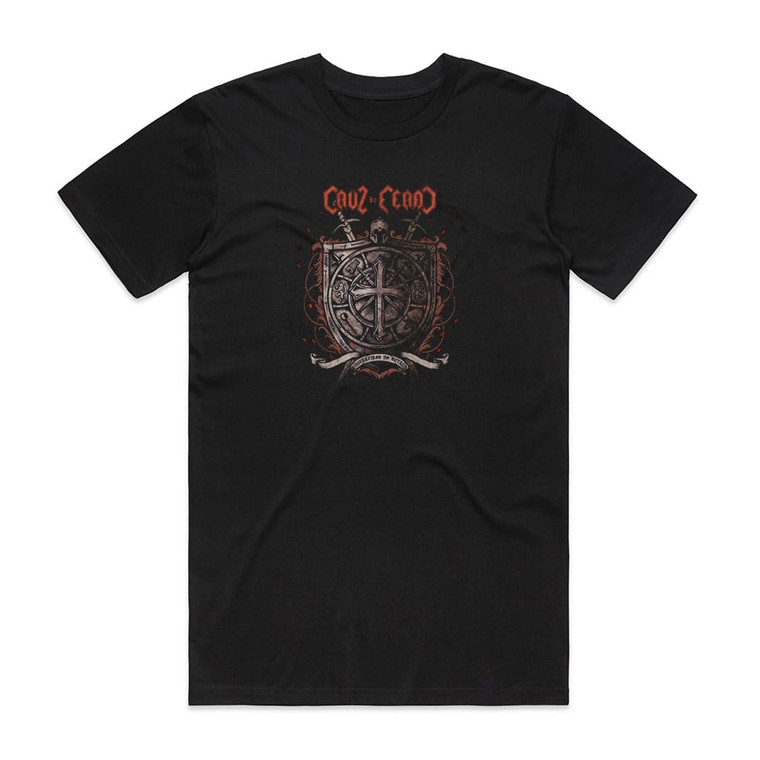 Cruz de Ferro Guerreiros Do Metal Album Cover T-Shirt Black