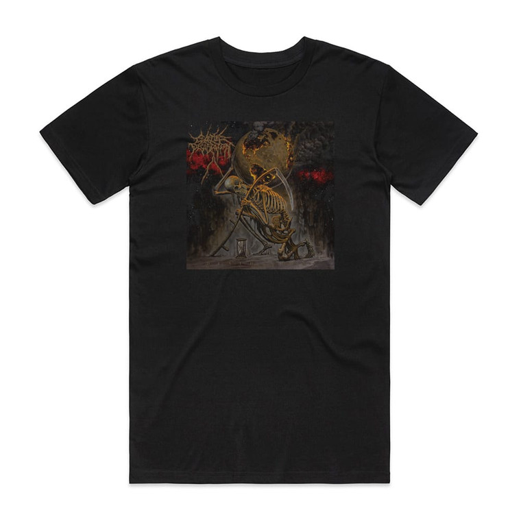 Cattle Decapitation Death Atlas Album Cover T-Shirt Black