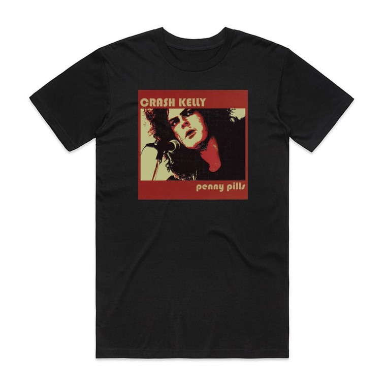 Crash Kelly Penny Pills Album Cover T-Shirt Black