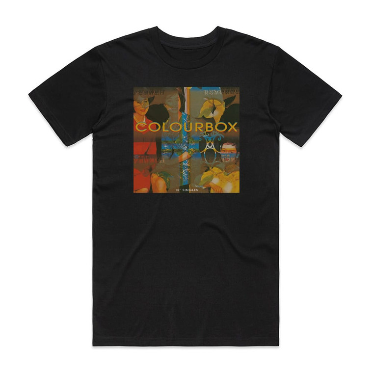 Colourbox Colourbox12 Singles Album Cover T-Shirt Black