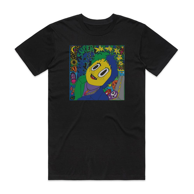 Claud Super Monster Album Cover T-Shirt Black