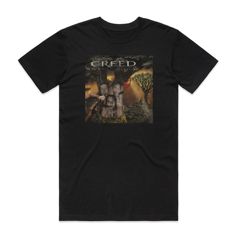Creed Weathered Album Cover T-Shirt Black