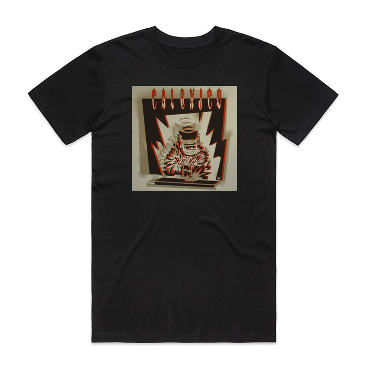 Calexico Hot Rail Album Cover T-Shirt Black