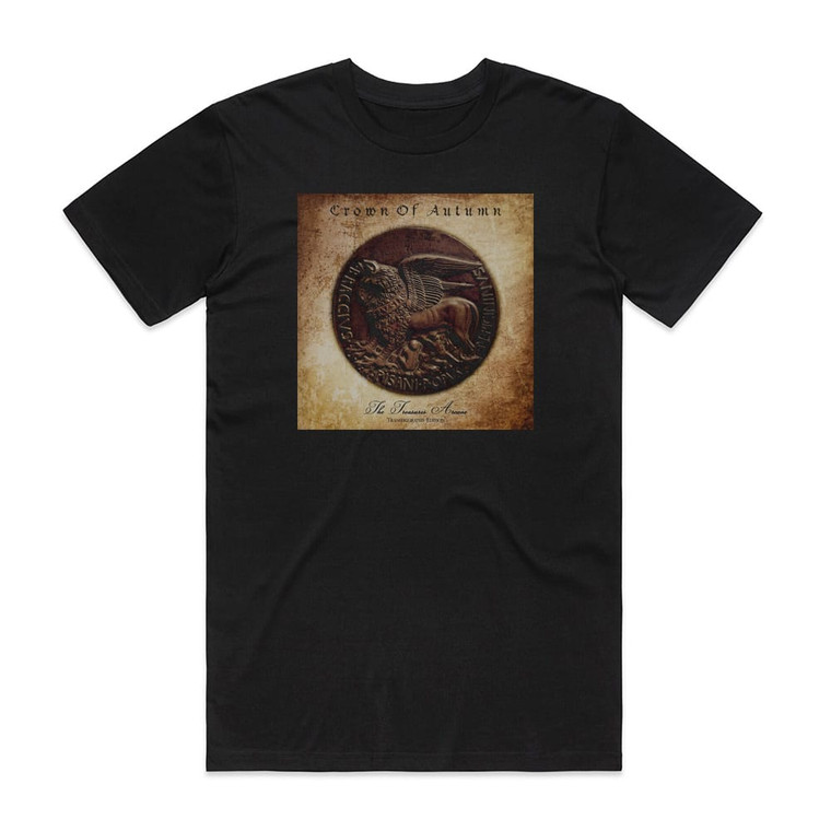Crown of Autumn The Treasures Arcane Album Cover T-Shirt Black