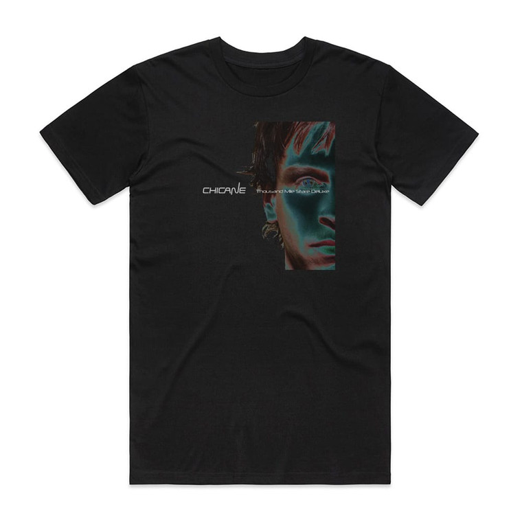Chicane Thousand Mile Stare Album Cover T-Shirt Black