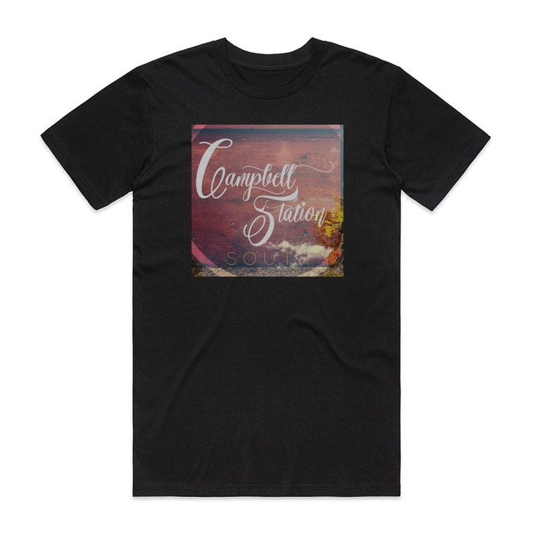 Campbell Station South Album Cover T-Shirt Black