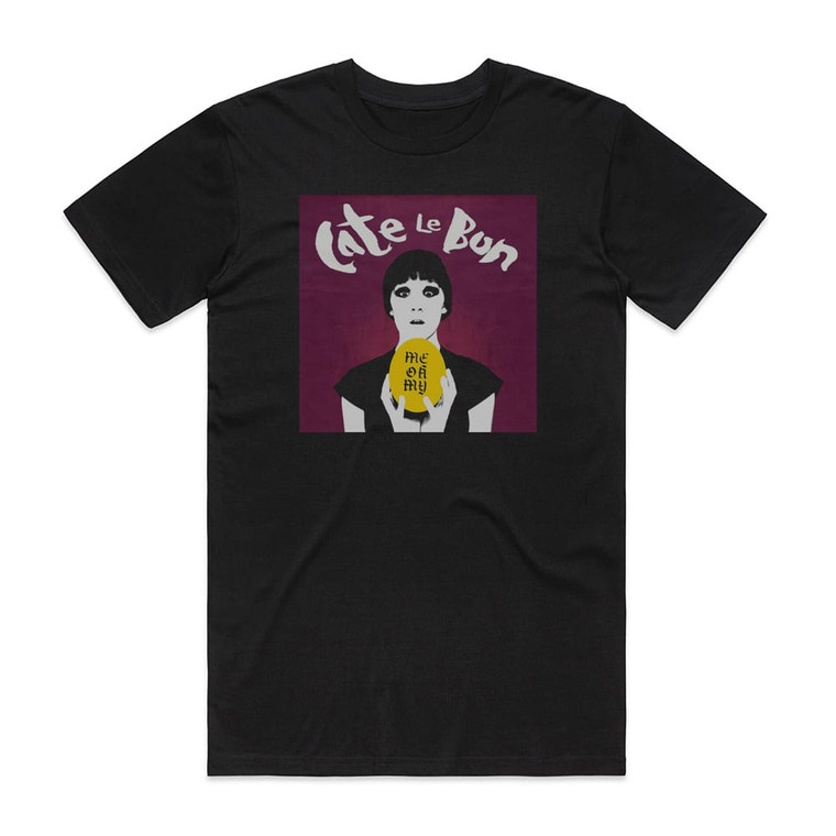 Cate Le Bon Me Oh My Album Cover T-Shirt Black