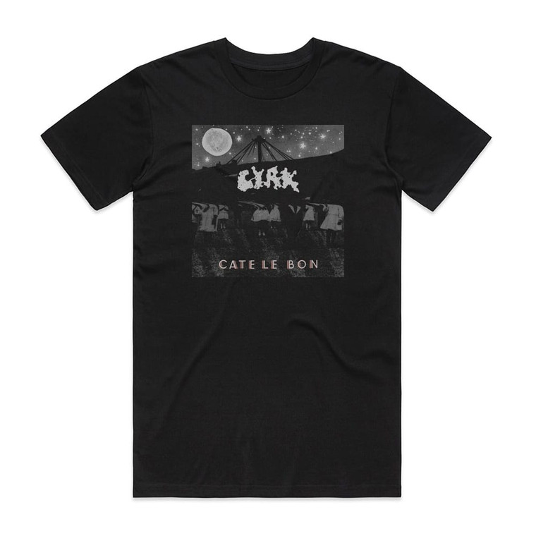 Cate Le Bon Cyrk Album Cover T-Shirt Black