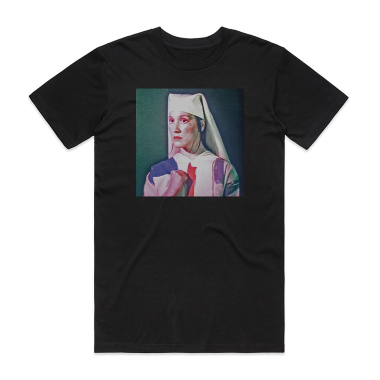 Cate Le Bon Pompeii Album Cover T-Shirt Black