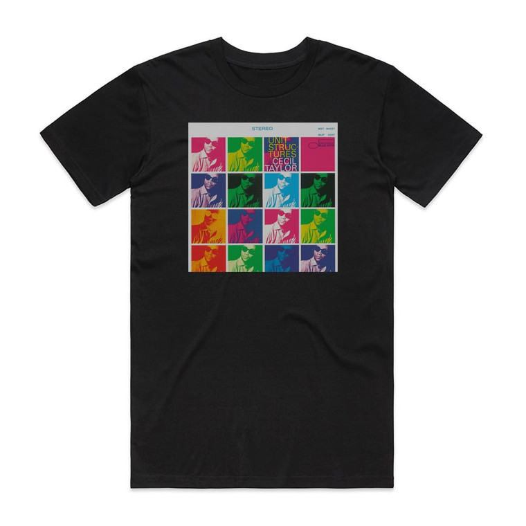 Cecil Taylor Unit Structures Album Cover T-Shirt Black