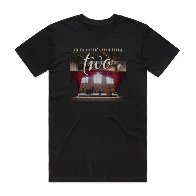 Chick Corea Two Album Cover T-Shirt Black