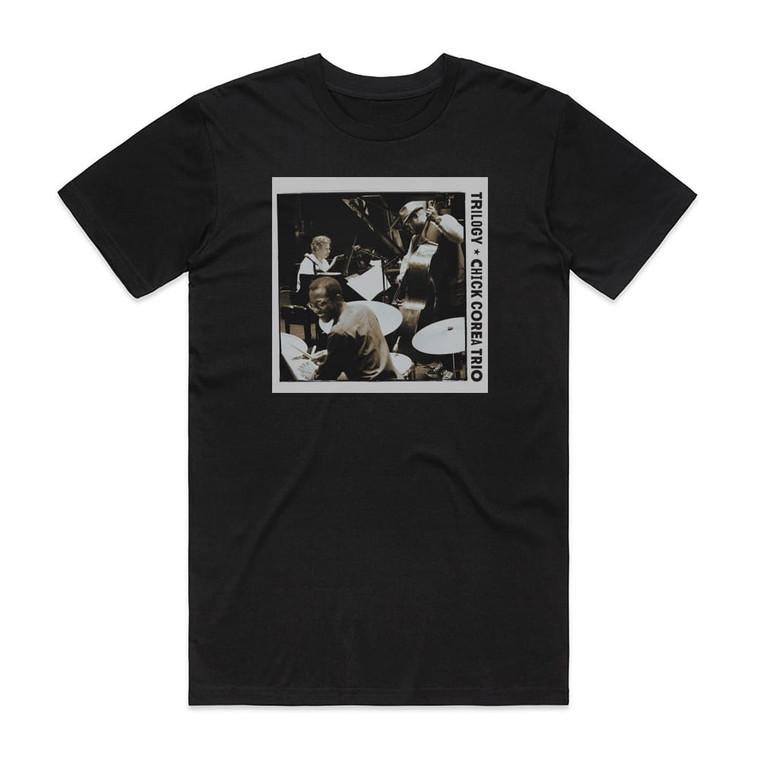 Chick Corea Trilogy Album Cover T-Shirt Black