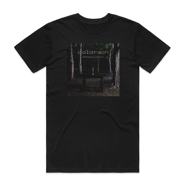 coldrain Nothing Lasts Forever Album Cover T-Shirt Black