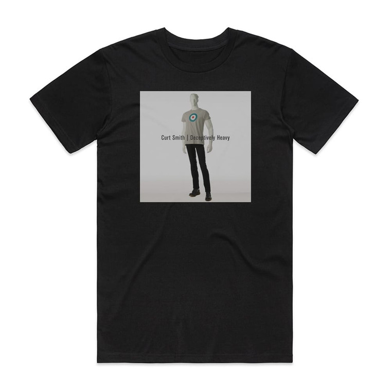 Curt Smith Deceptively Heavy Album Cover T-Shirt Black