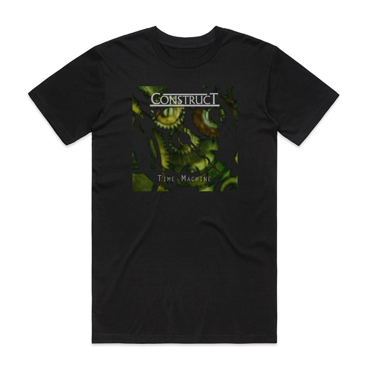 Construct Time Machine Album Cover T-Shirt Black