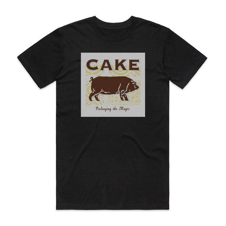 CAKE Prolonging The Magic Album Cover T-Shirt Black
