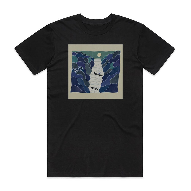 Czecho No Republic Ivory Album Cover T-Shirt Black