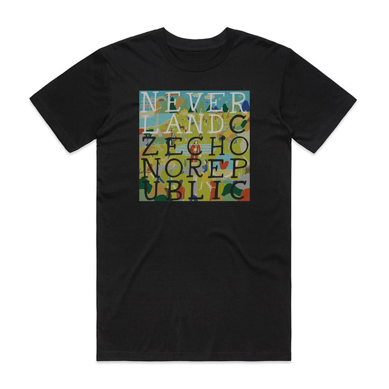 Czecho No Republic Neverland Album Cover T-Shirt Black