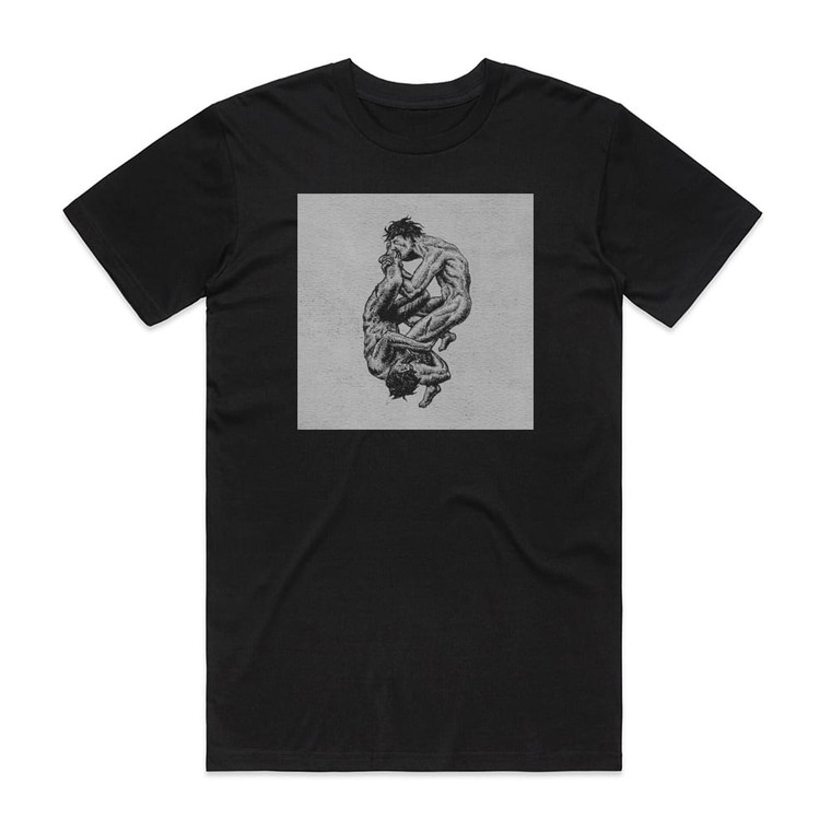 Deathspell Omega Veritas Diaboli Manet In Aeternum Chaining The Katechon Album Cover T-Shirt Black