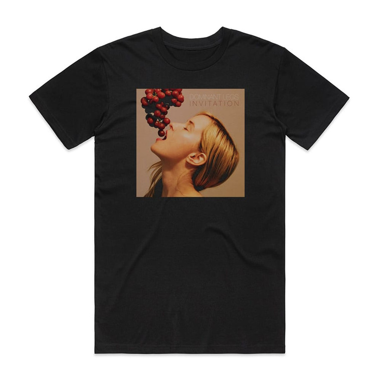 Dominant Legs Invitation Album Cover T-Shirt Black