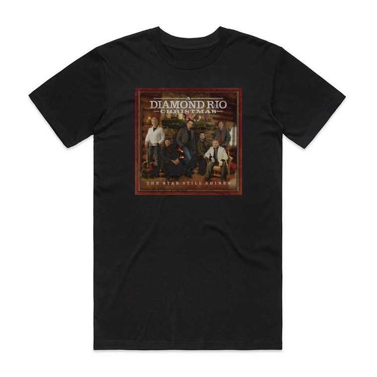 Diamond Rio A Diamond Rio Christmas Album Cover T-Shirt Black