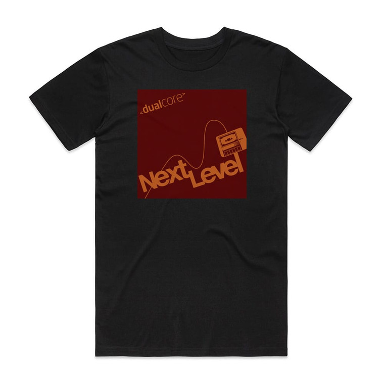 Dual Core Next Level Album Cover T-Shirt Black