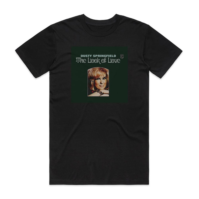 Dusty Springfield The Look Of Love Album Cover T-Shirt Black