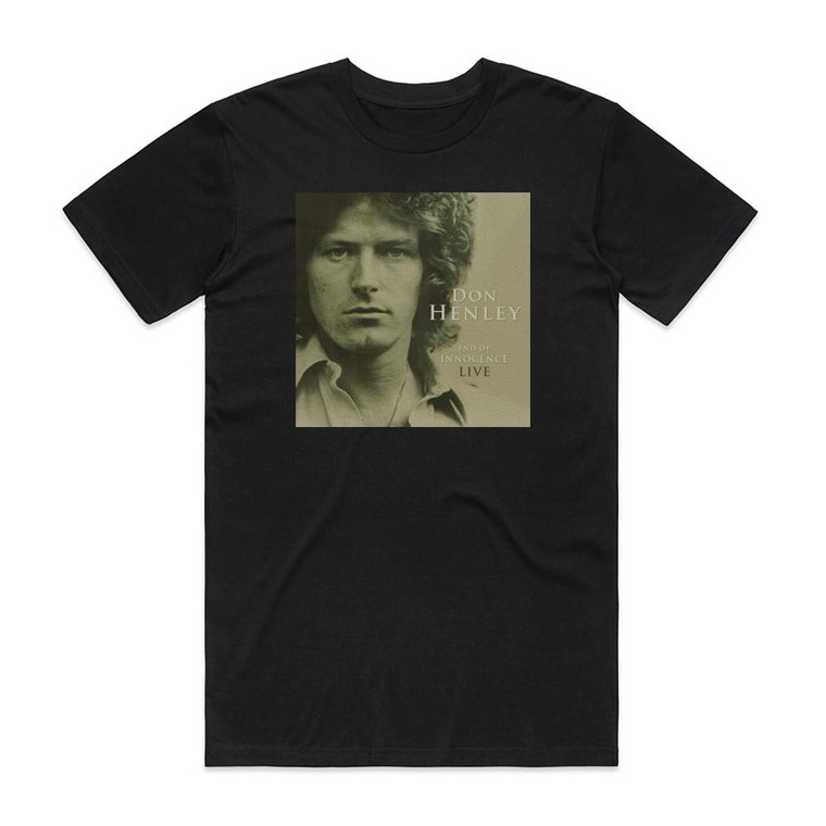 Don Henley The End Of The Innocence 3 Album Cover T-Shirt Black