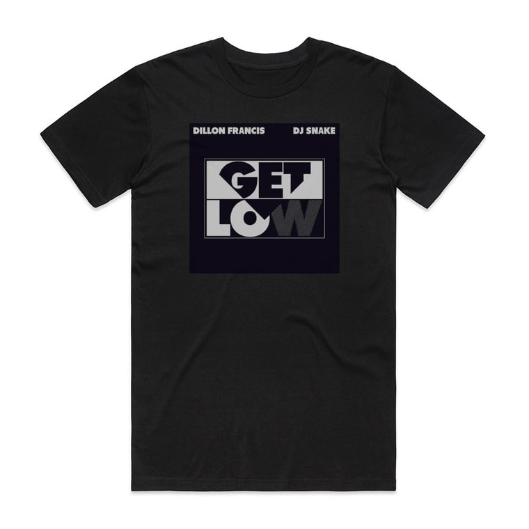 Dillon Francis Get Low Album Cover T-Shirt Black
