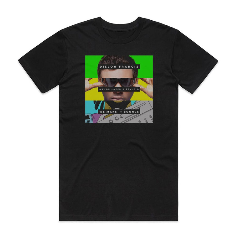 Dillon Francis We Make It Bounce Album Cover T-Shirt Black