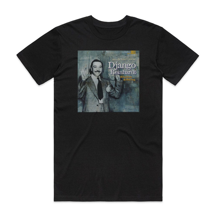 Django Reinhardt Complete Roots Rhythm Swing Album Cover T-Shirt Black