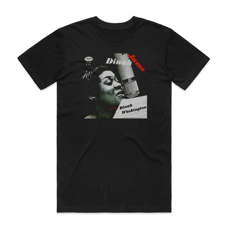Dinah Washington Dinah Jams Album Cover T-Shirt Black