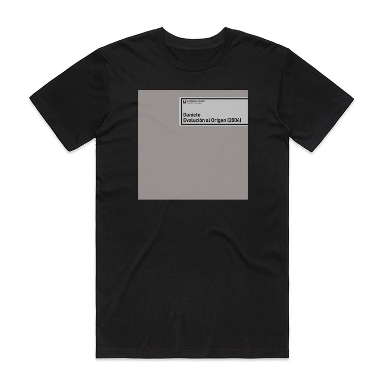 Danieto Evolucin Al Origen Album Cover T-Shirt Black