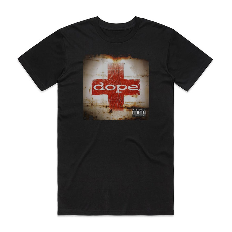 Dope Group Therapy Album Cover T-Shirt Black