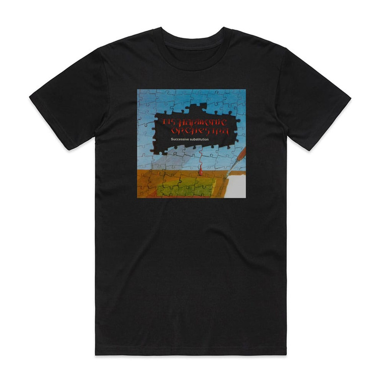 Disharmonic Orchestra Successive Substitution Album Cover T-Shirt Black