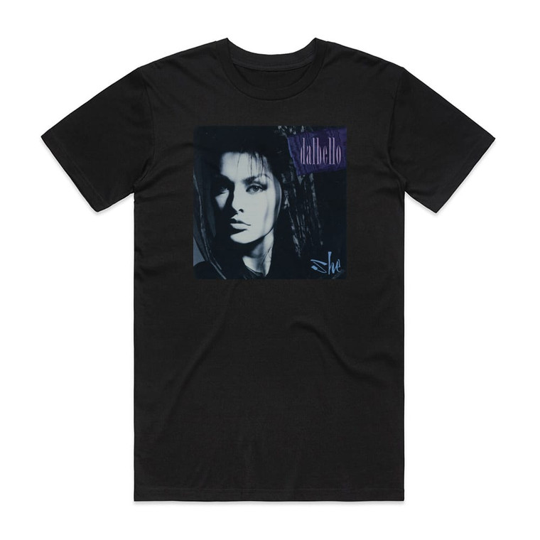 Dalbello She Album Cover T-Shirt Black