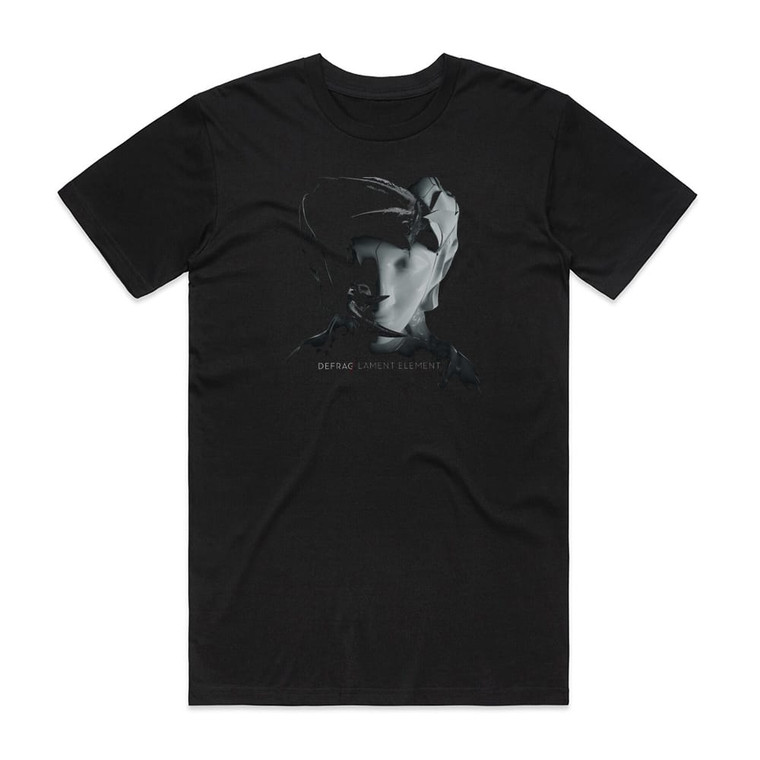 Defrag Lament Element Album Cover T-Shirt Black