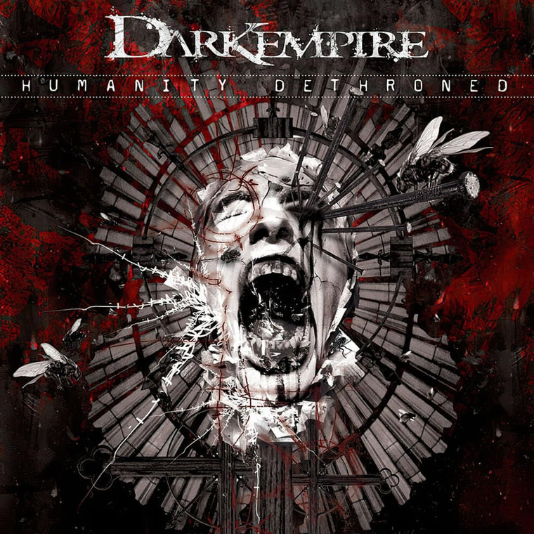Dark Empire Humanity Dethroned Album Cover T-Shirt Black