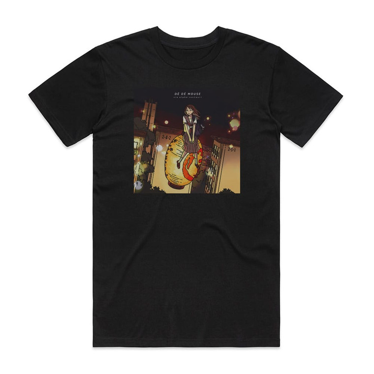 DE DE MOUSE Via Alpha Centauri Album Cover T-Shirt Black