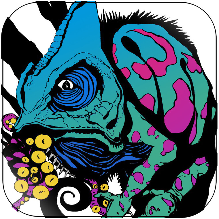 Chameleon Conductor Pings Home Album Cover Sticker Album Cover Sticker