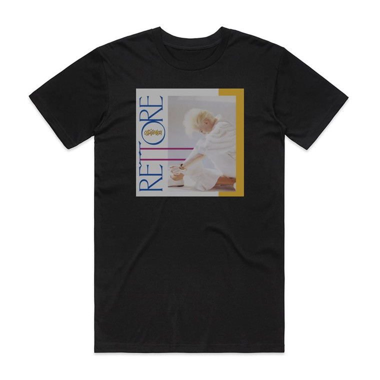 Donatella Rettore Ossigenata Album Cover T-Shirt Black